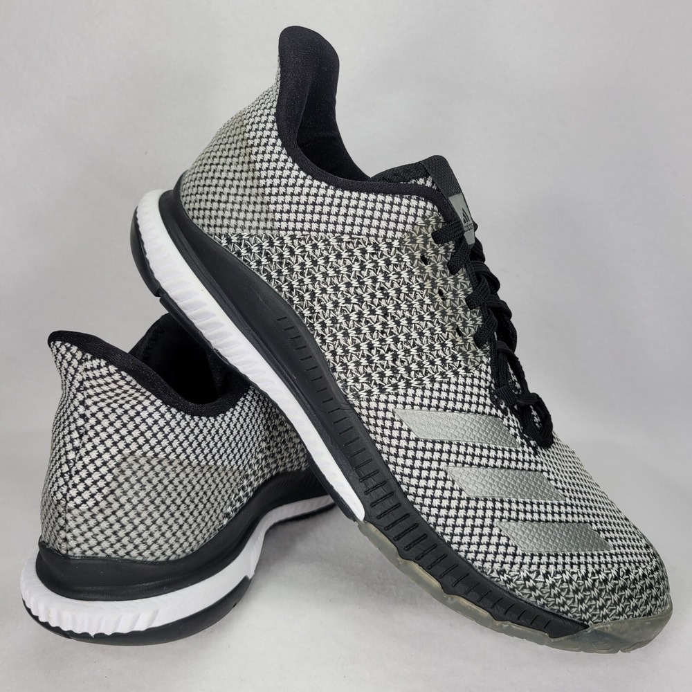 Adidas Crazyflight Bounce 2 Womens 8.5 Grayโ Knit Volleyball Shoes Sneakers